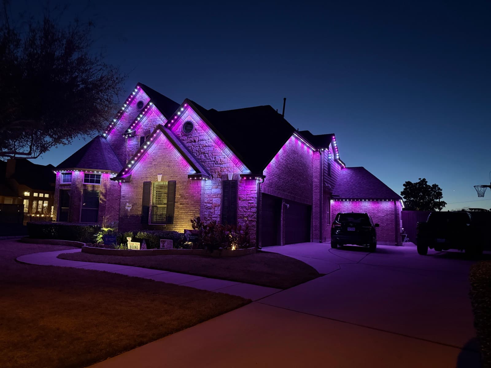 TruLight Austin Royal Purple installation