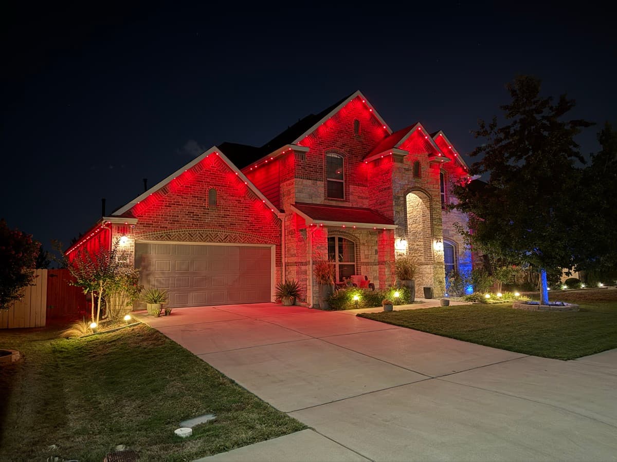 TruLight Austin Bold Red installation