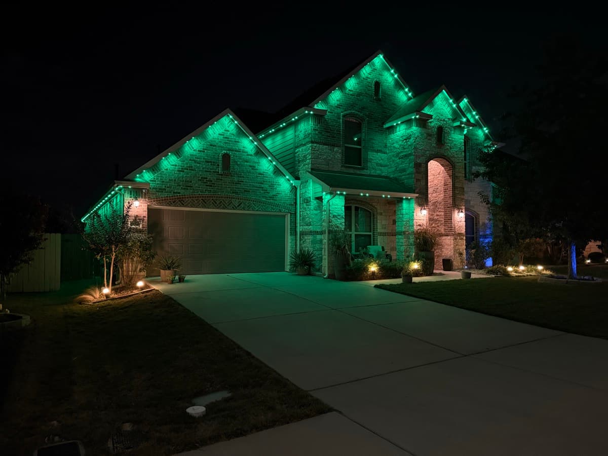 TruLight Austin Vivid Green installation
